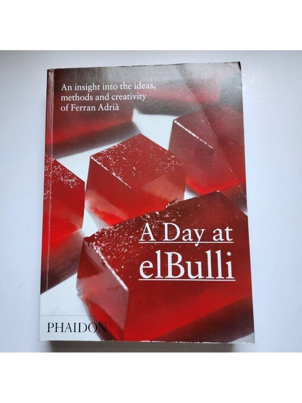 A Day At elBulli: Ferran Adria Ideas Methods & Creativity Phaidon 2010 Paperback